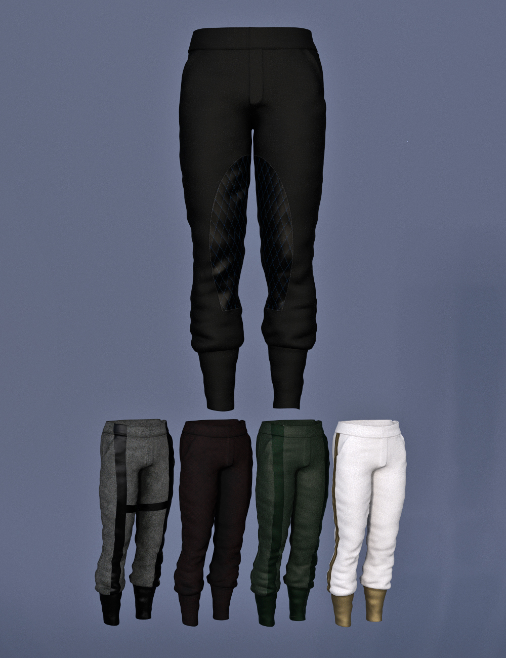 Futuristic Formal Outfit Pants for Genesis 8 and 8.1 Males by: Barbara BrundonUmblefuglyAnna Benjamin, 3D Models by Daz 3D
