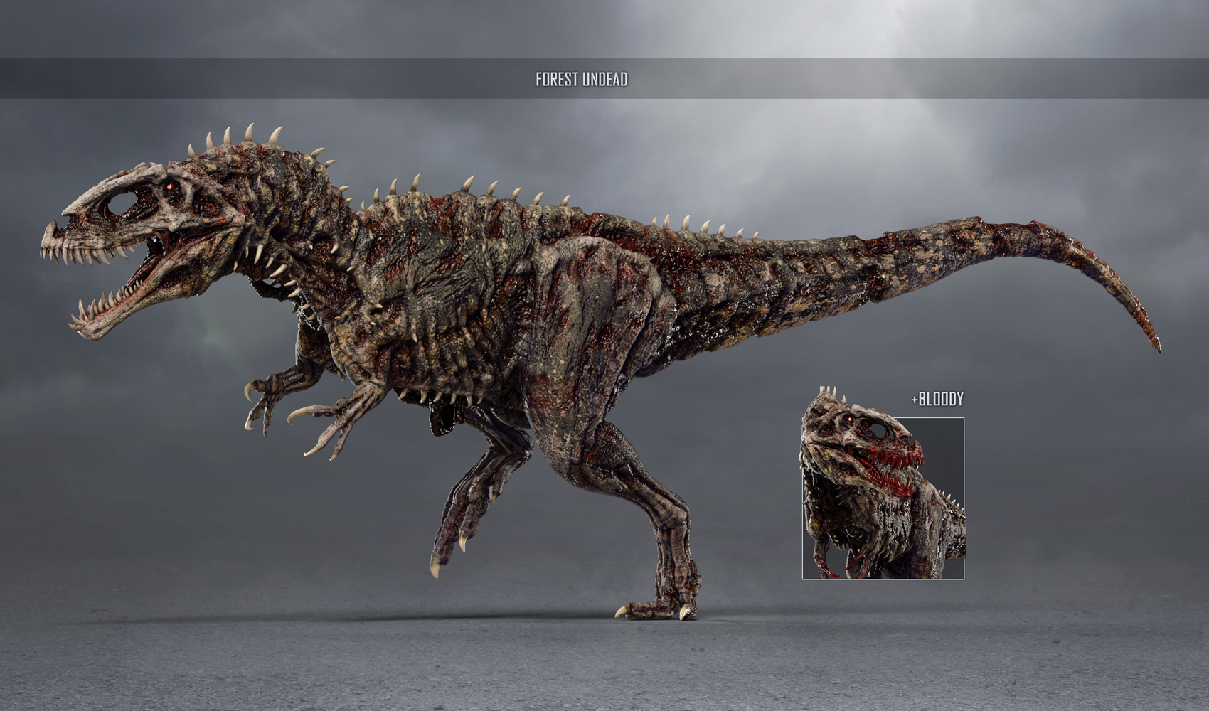 Undead for HH Giganotosaurus by: Herschel Hoffmeyer, 3D Models by Daz 3D