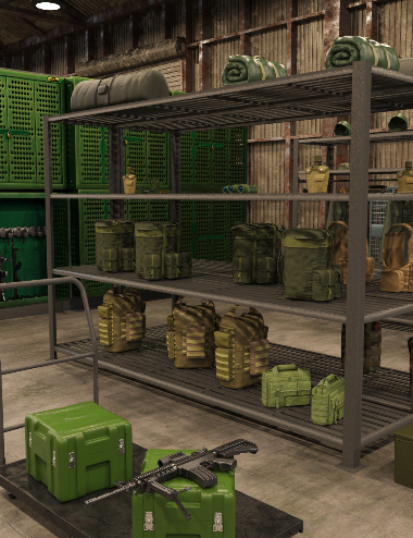 FG Military Warehouse by: IronmanFugazi1968, 3D Models by Daz 3D