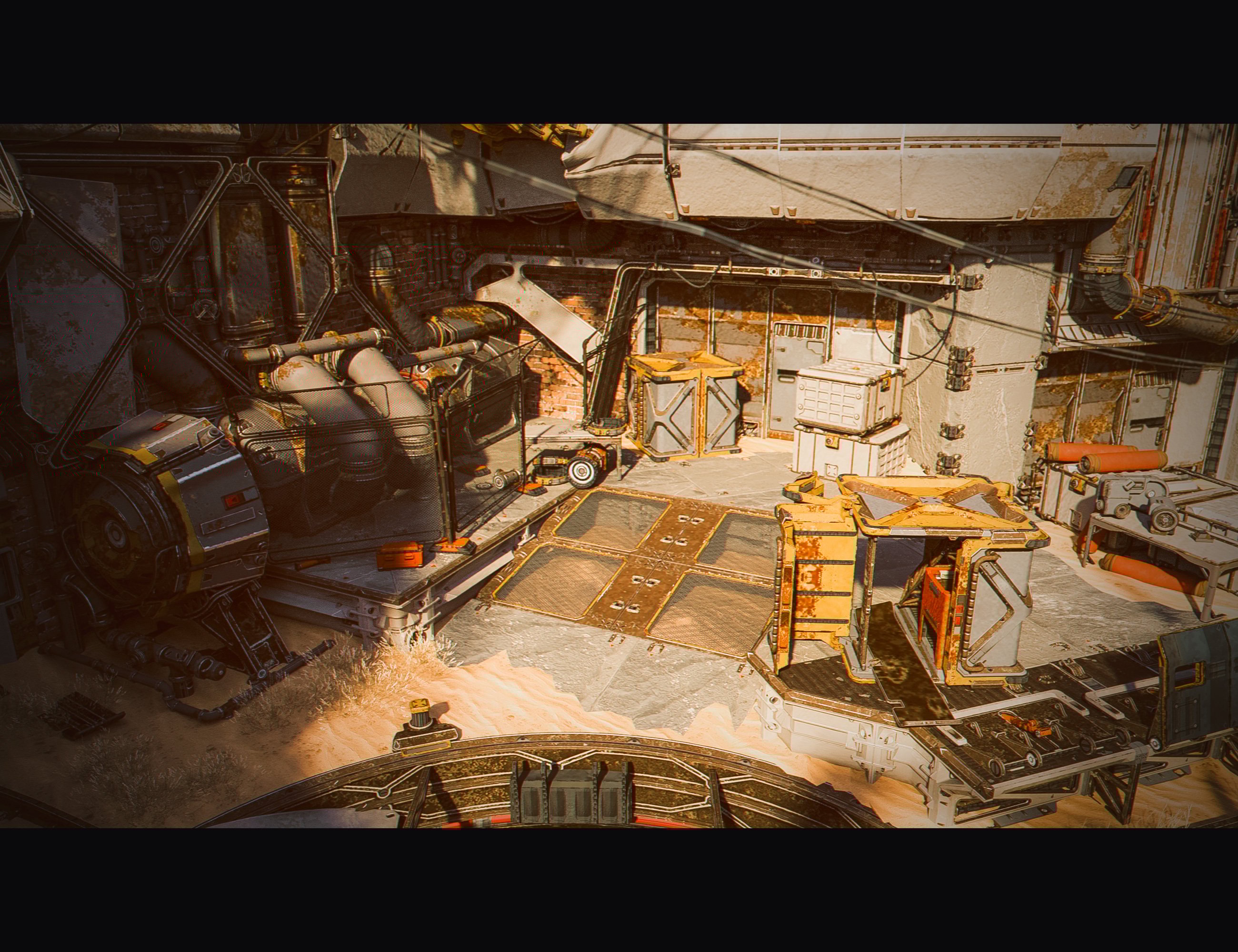 Sci-Fi Rusty Railyard Sci-Fi Rusty Railyard by: PolishDekogon Studios, 3D Models by Daz 3D