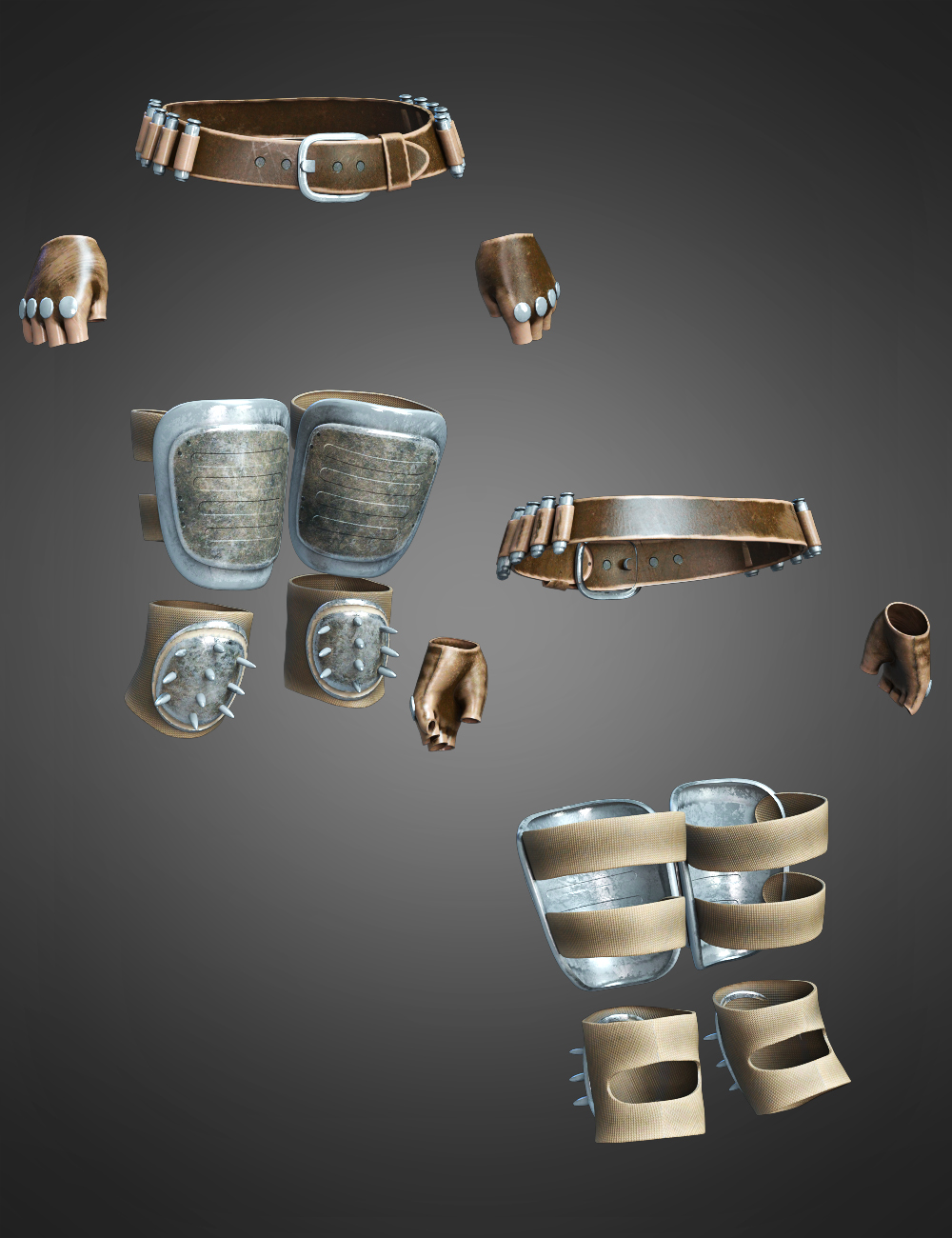 Urban Battle Accessories for Genesis 8.1 Females by: Yura, 3D Models by Daz 3D