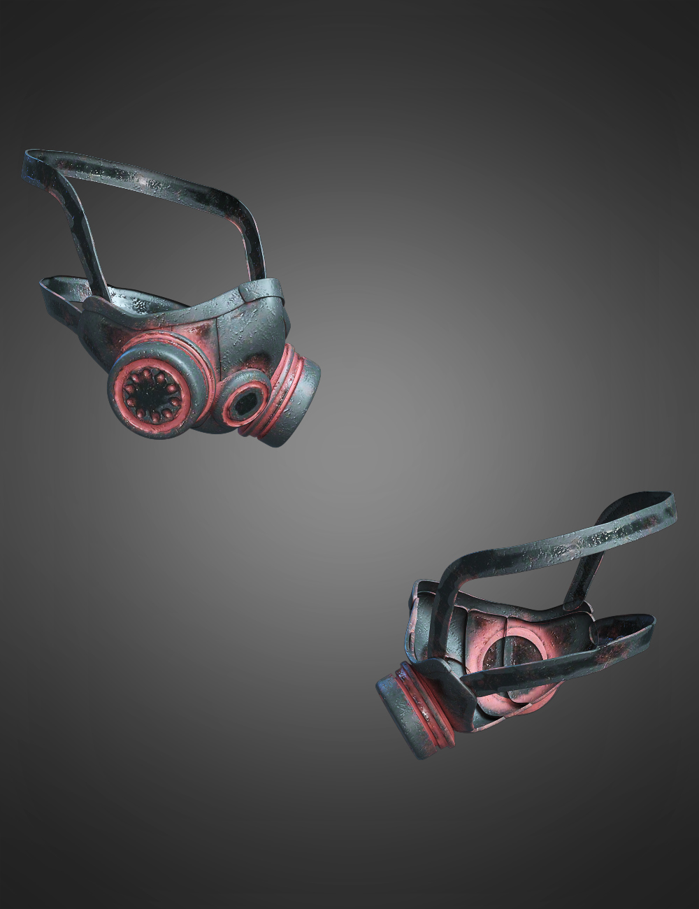 Urban Battle Gas Mask for Genesis 8.1 Females by: Yura, 3D Models by Daz 3D
