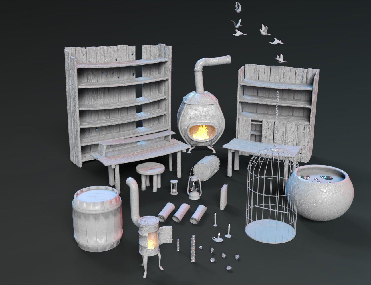 M8 Wizard Island Equipment M8 Wizard Island Equipment by: Modu8, 3D Models by Daz 3D