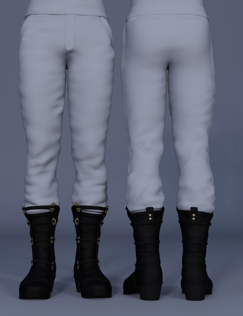 Futuristic Formal Outfit Boots for Genesis 8 and 8.1 Males