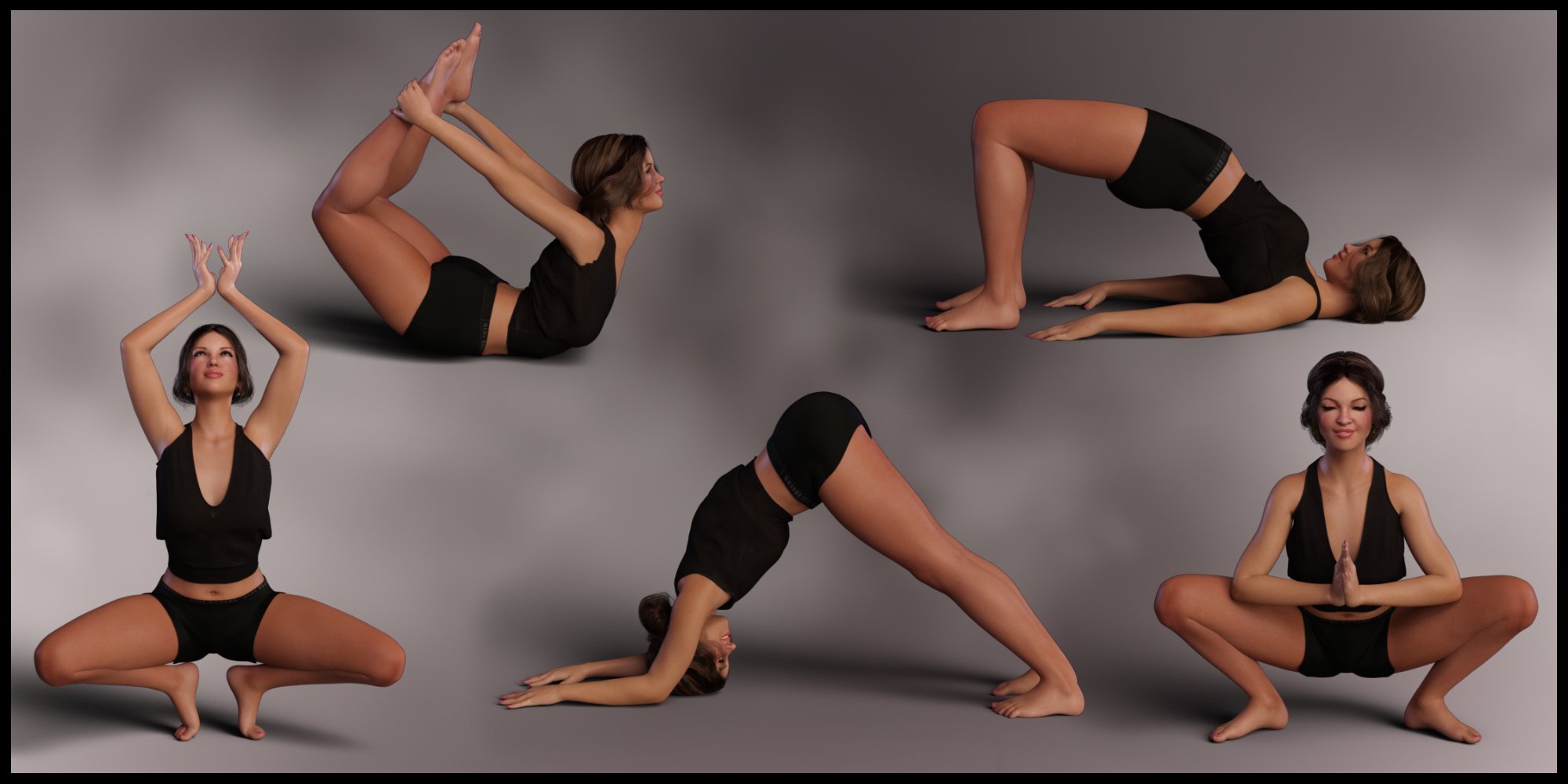 Everyday Yogi II Poses for Genesis 8.1 Female Everyday Yogi II Poses for Genesis 8.1 Female by: lunchlady, 3D Models by Daz 3D