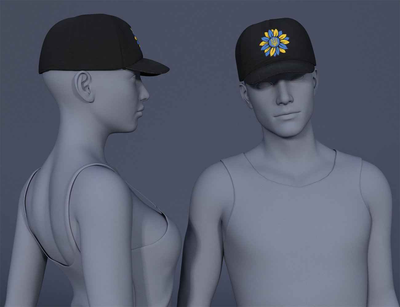 Sunshine Hat for Genesis 8 and 8.1 Male and Females by: SadeBarbara BrundonUmblefugly, 3D Models by Daz 3D