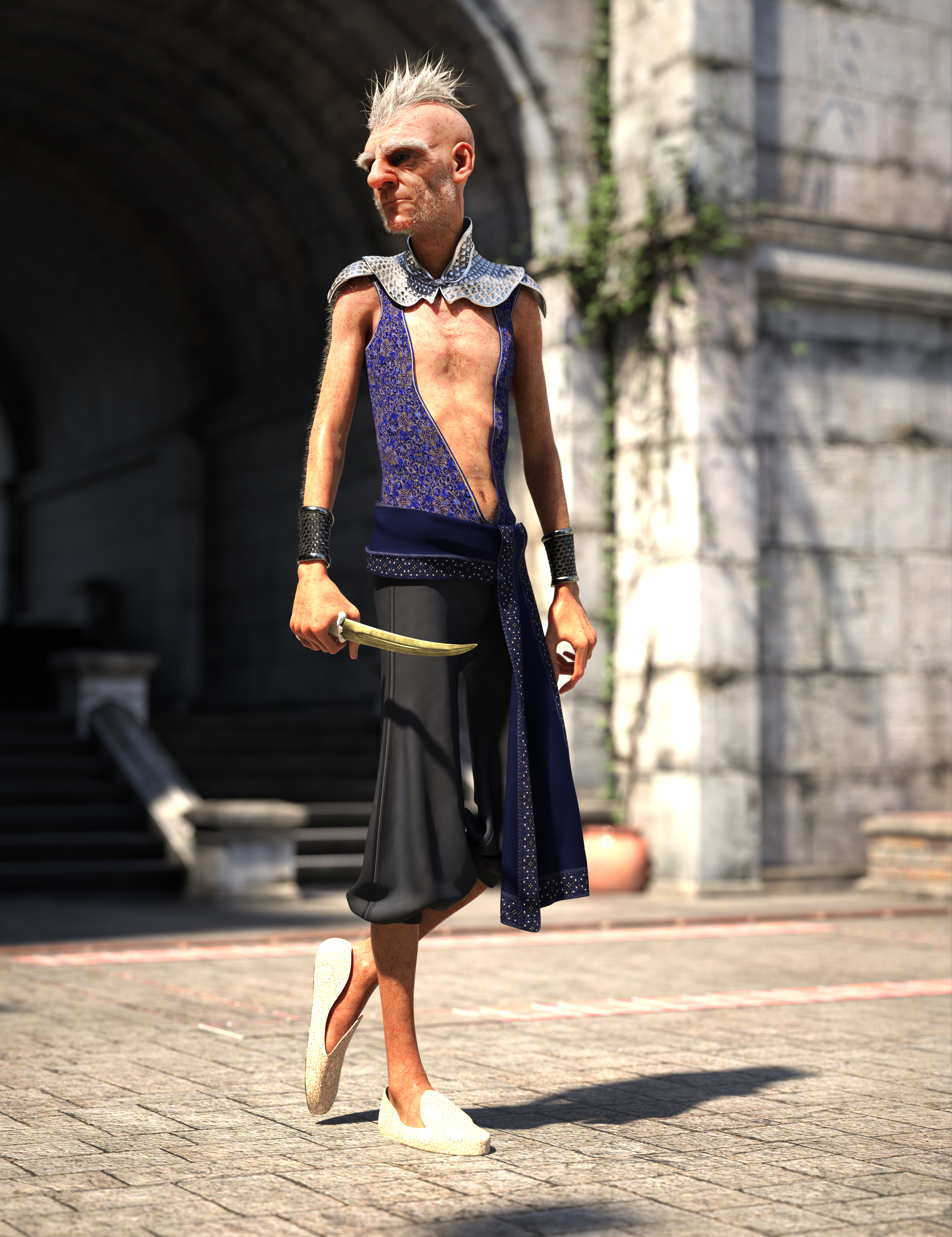 Fantasy Rogue Outfit Texture Add-on | Daz 3D