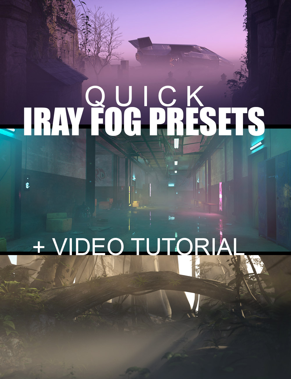 Quick Iray Fog Presets and Video Tutorial by: Dreamlight, 3D Models by Daz 3D