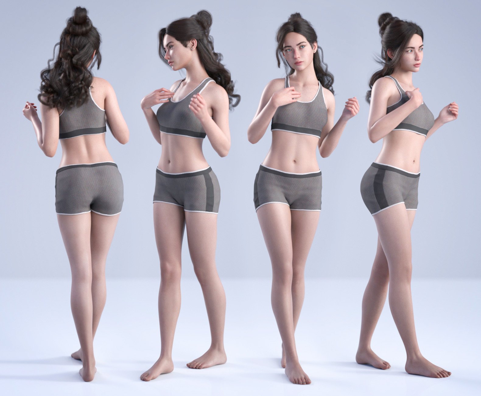 CHB Renée for Genesis 8 and 8.1 Female by: Cherubit, 3D Models by Daz 3D