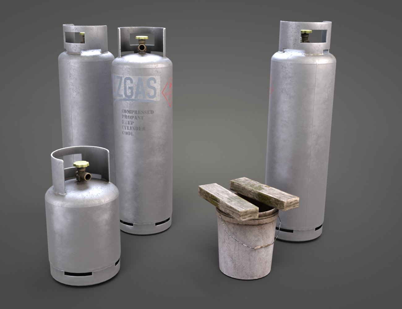 The Safe House Containers and Debris Props by: Dekogon Studios, 3D Models by Daz 3D