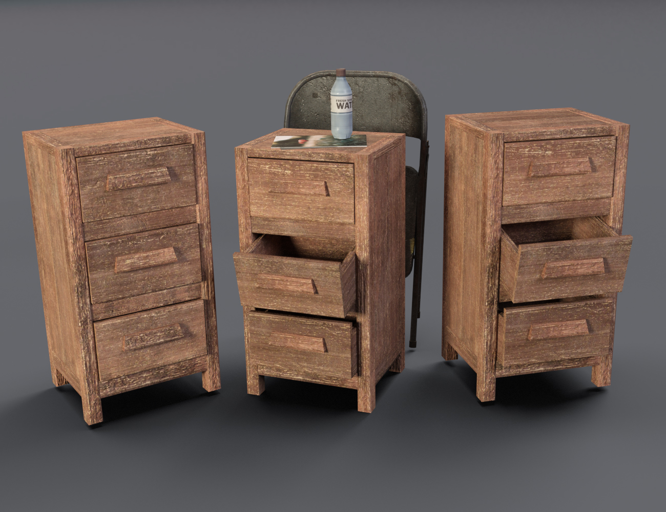 The Safe House Furniture and Decor Props by: Dekogon Studios, 3D Models by Daz 3D