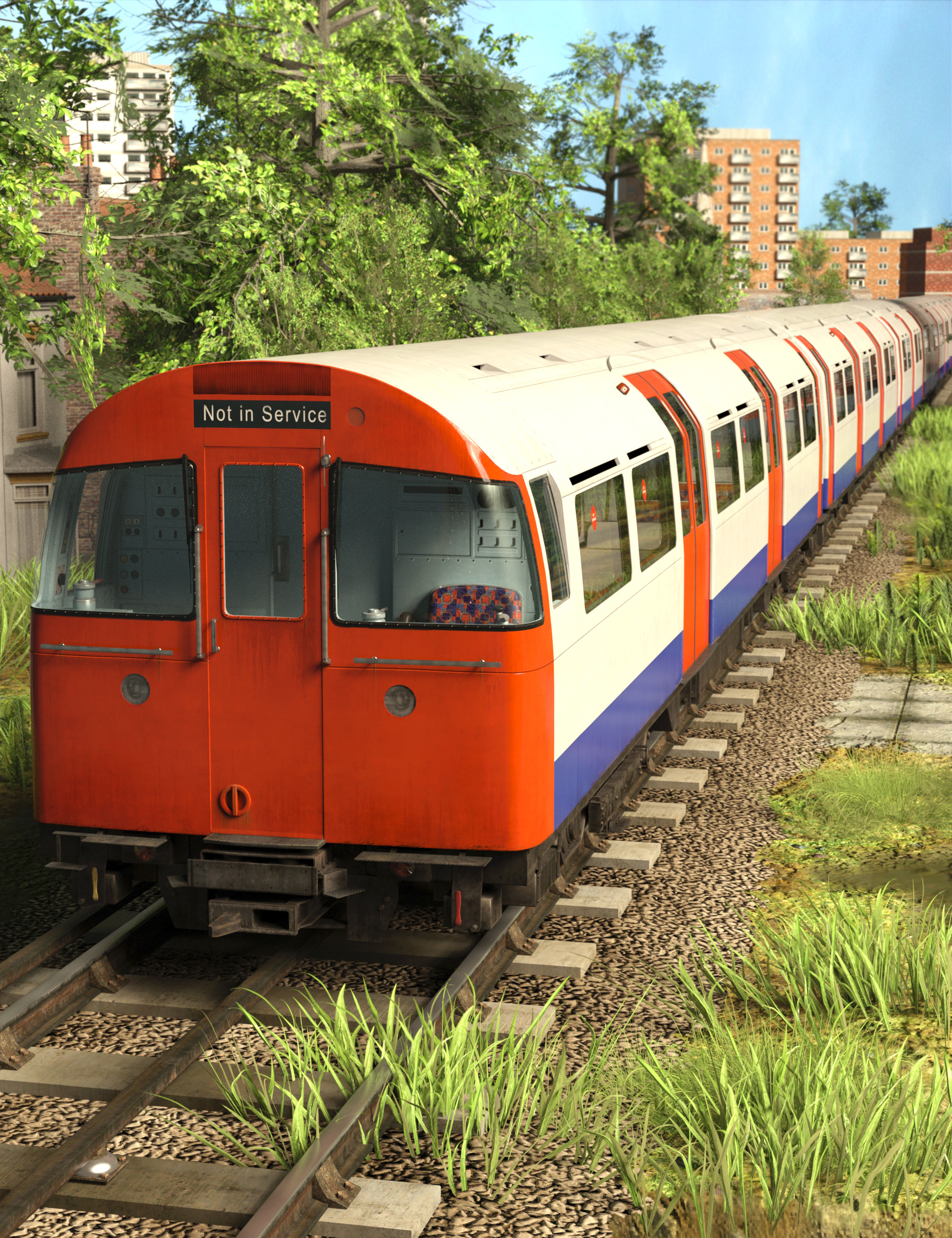 The Tube Train by: Dogz, 3D Models by Daz 3D