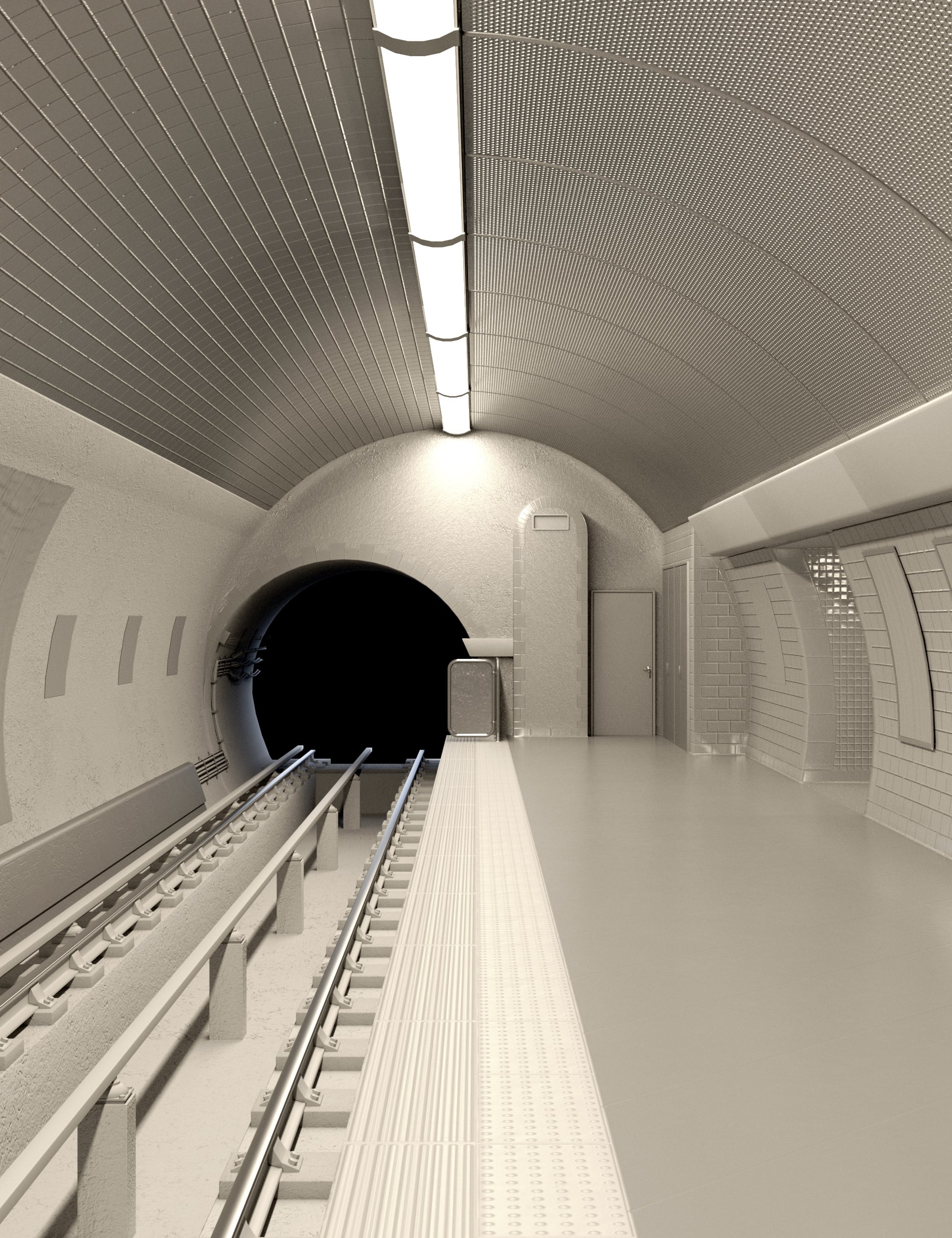 The Tube Station Daz 3D