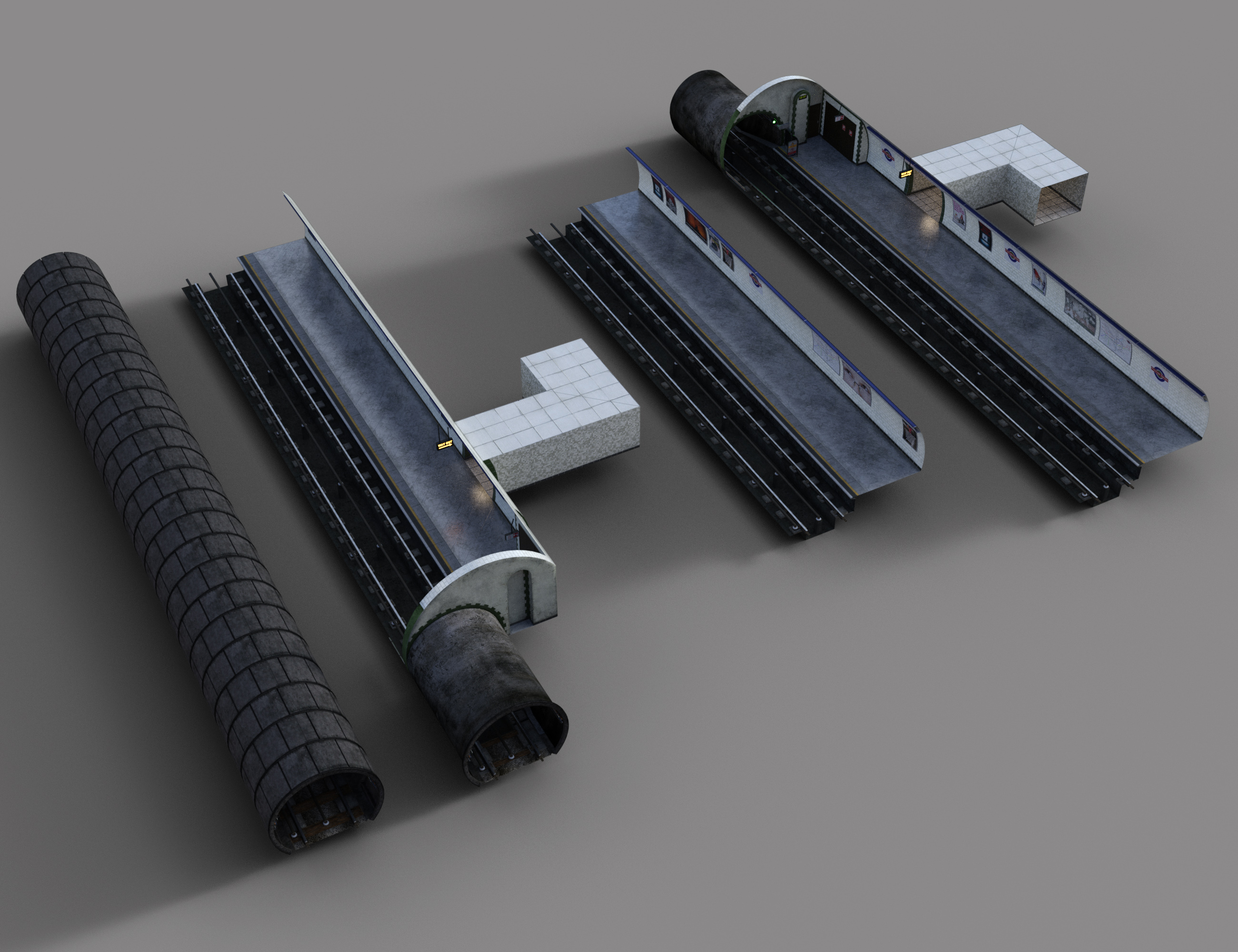 The Tube Station Daz 3D