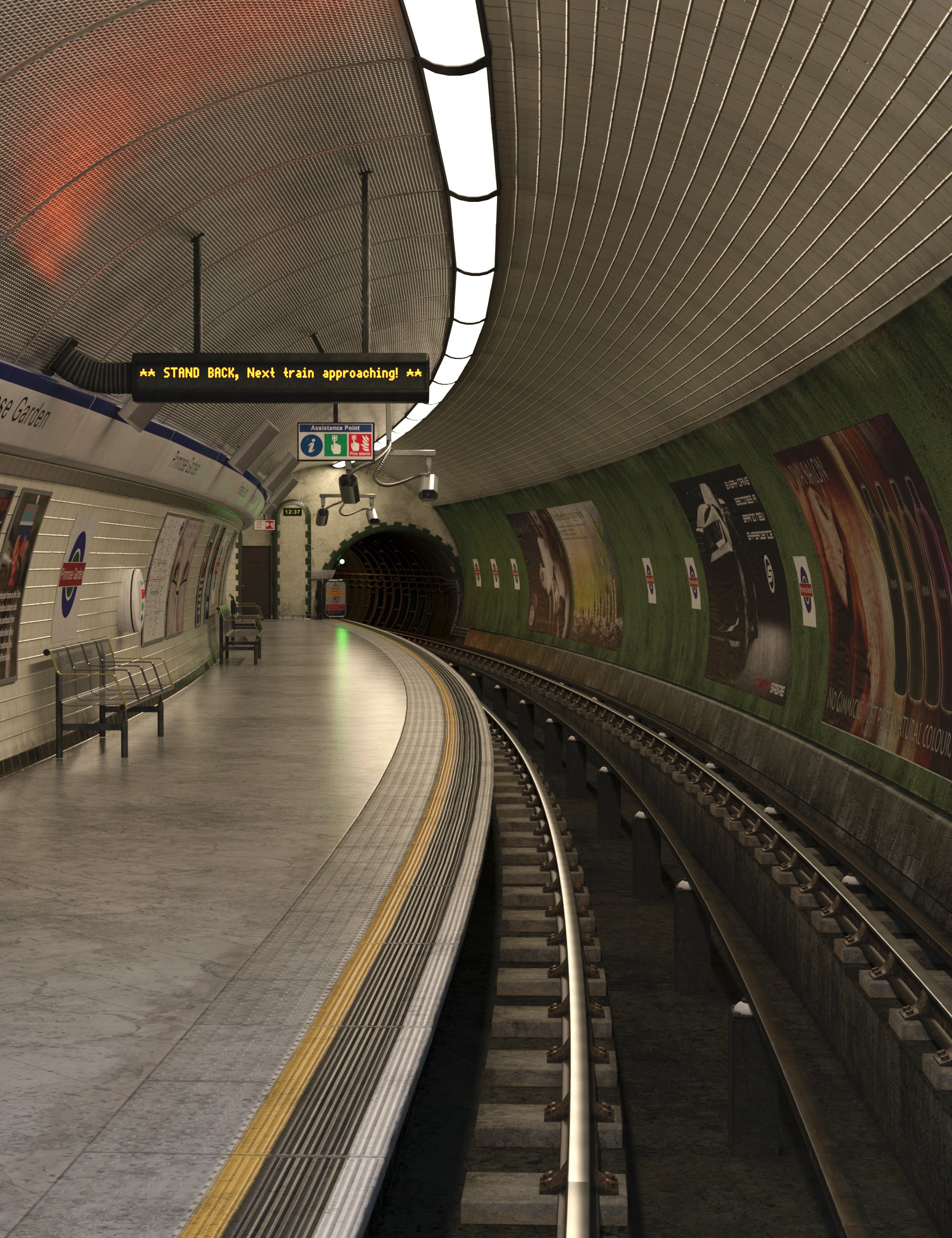 The Tube Station Daz 3D