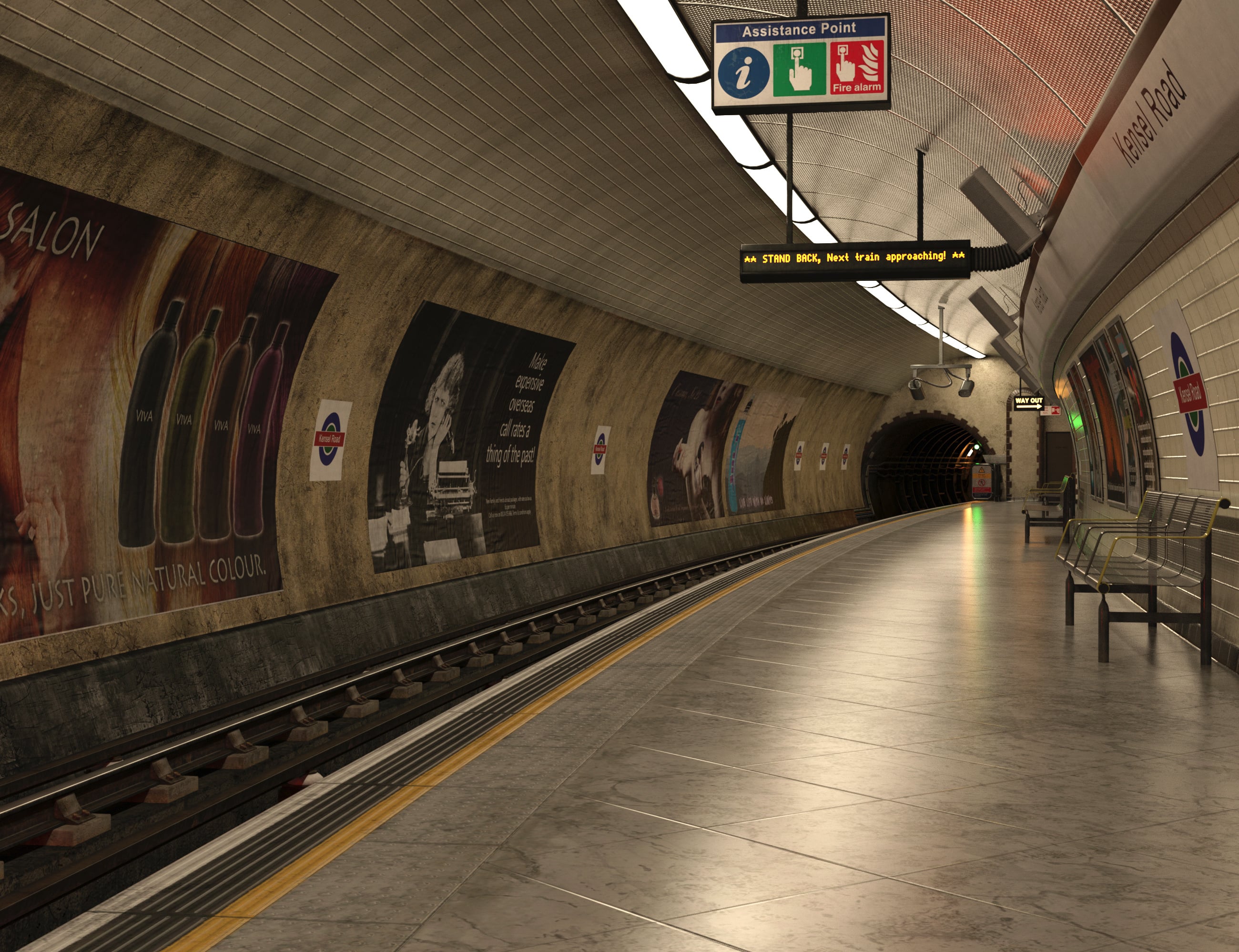 The Tube Station Daz 3D