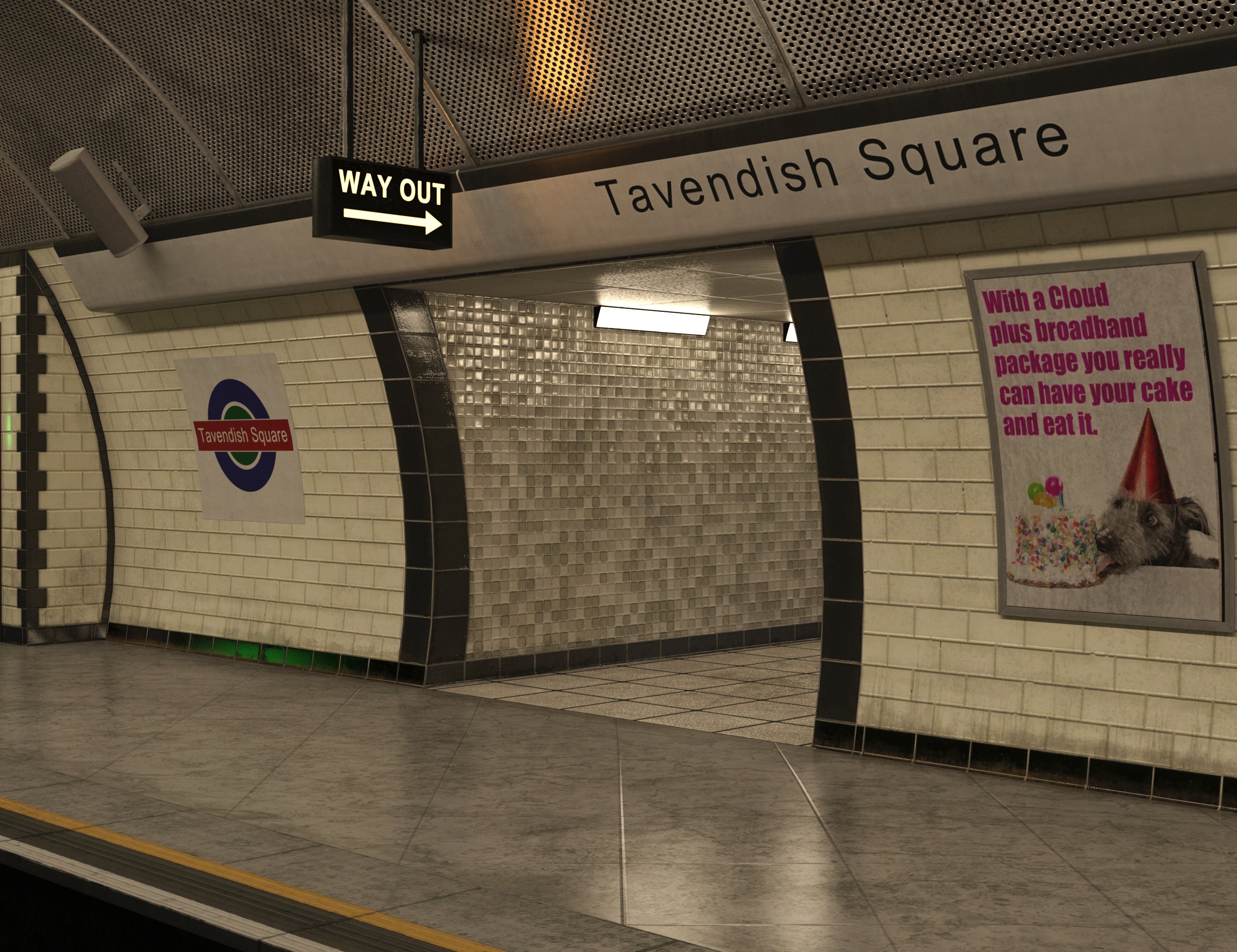 The Tube Station Daz 3D
