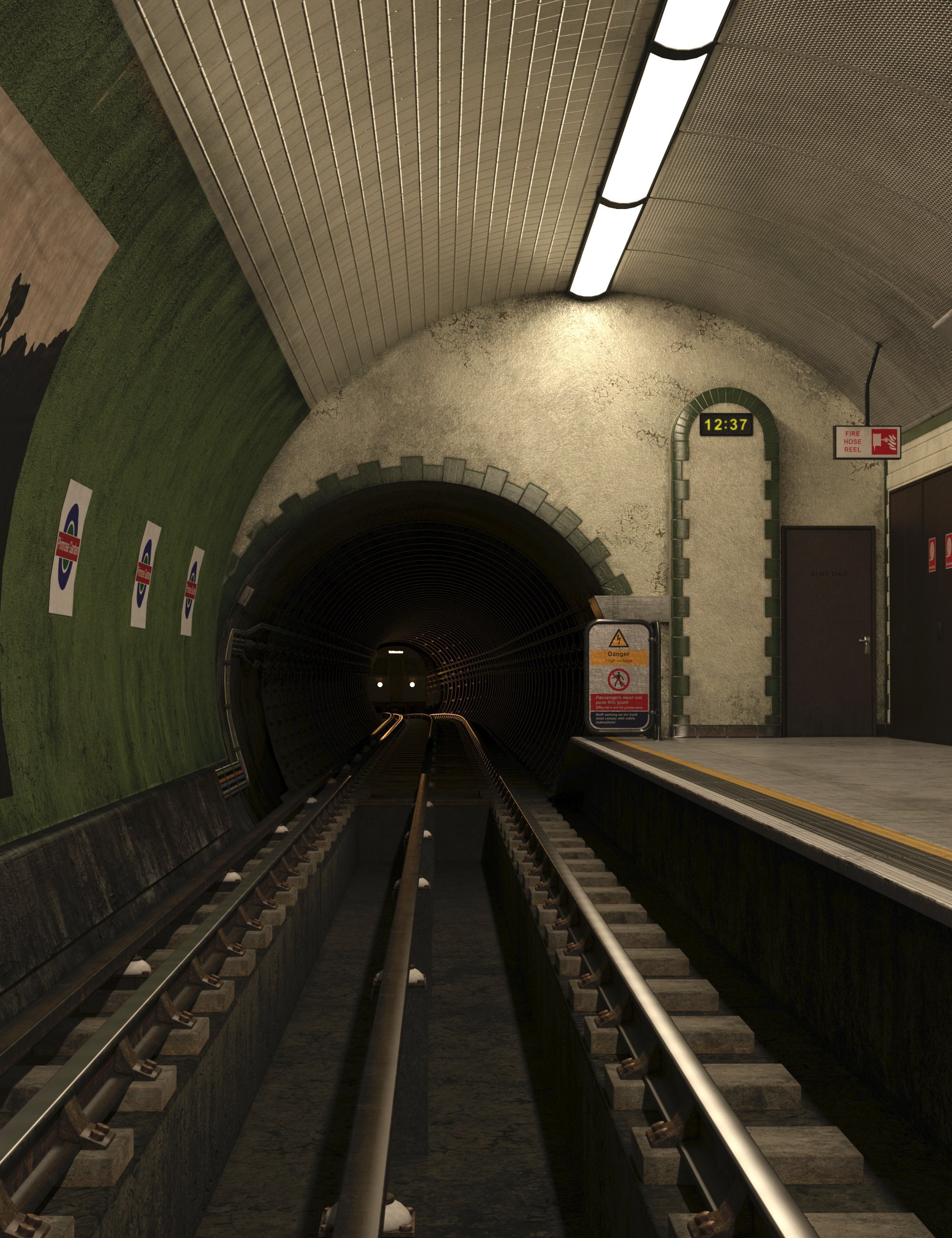 The Tube Station Daz 3D