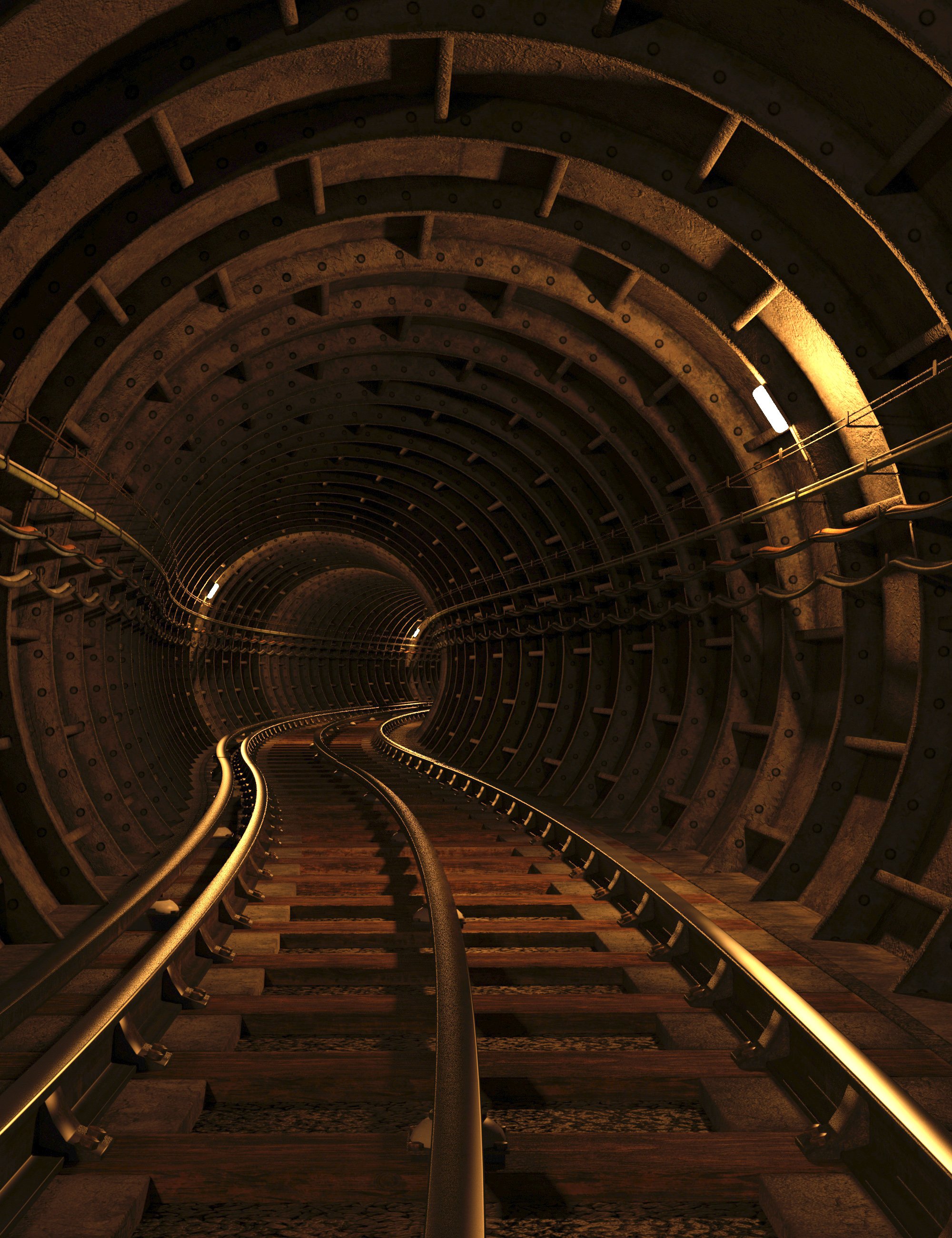 The Tube Station Daz 3D