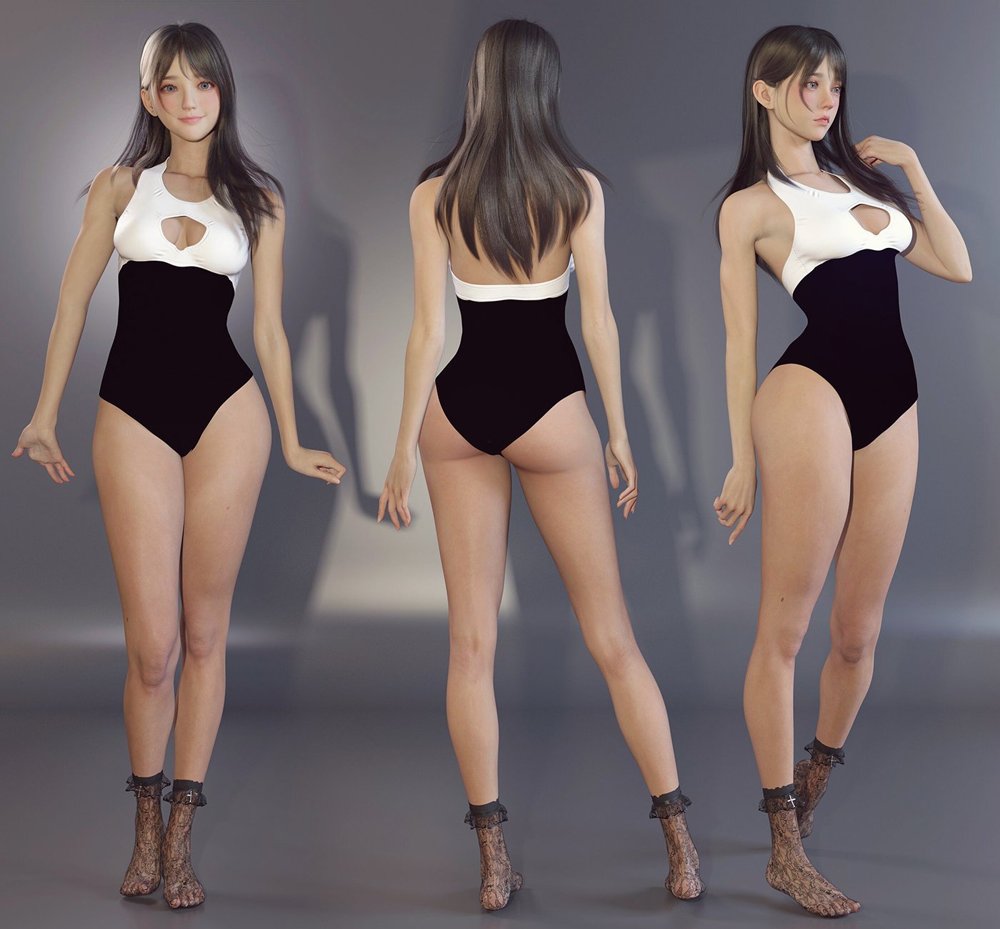 CNB DI Rainy Koo HD for Genesis 8.1 Female by: Cinnabar, 3D Models by Daz 3D