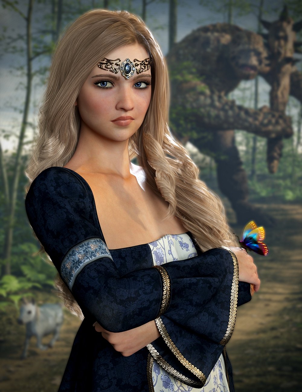 Adora HD for Genesis 8 and 8.1 Female by: Lyoness, 3D Models by Daz 3D