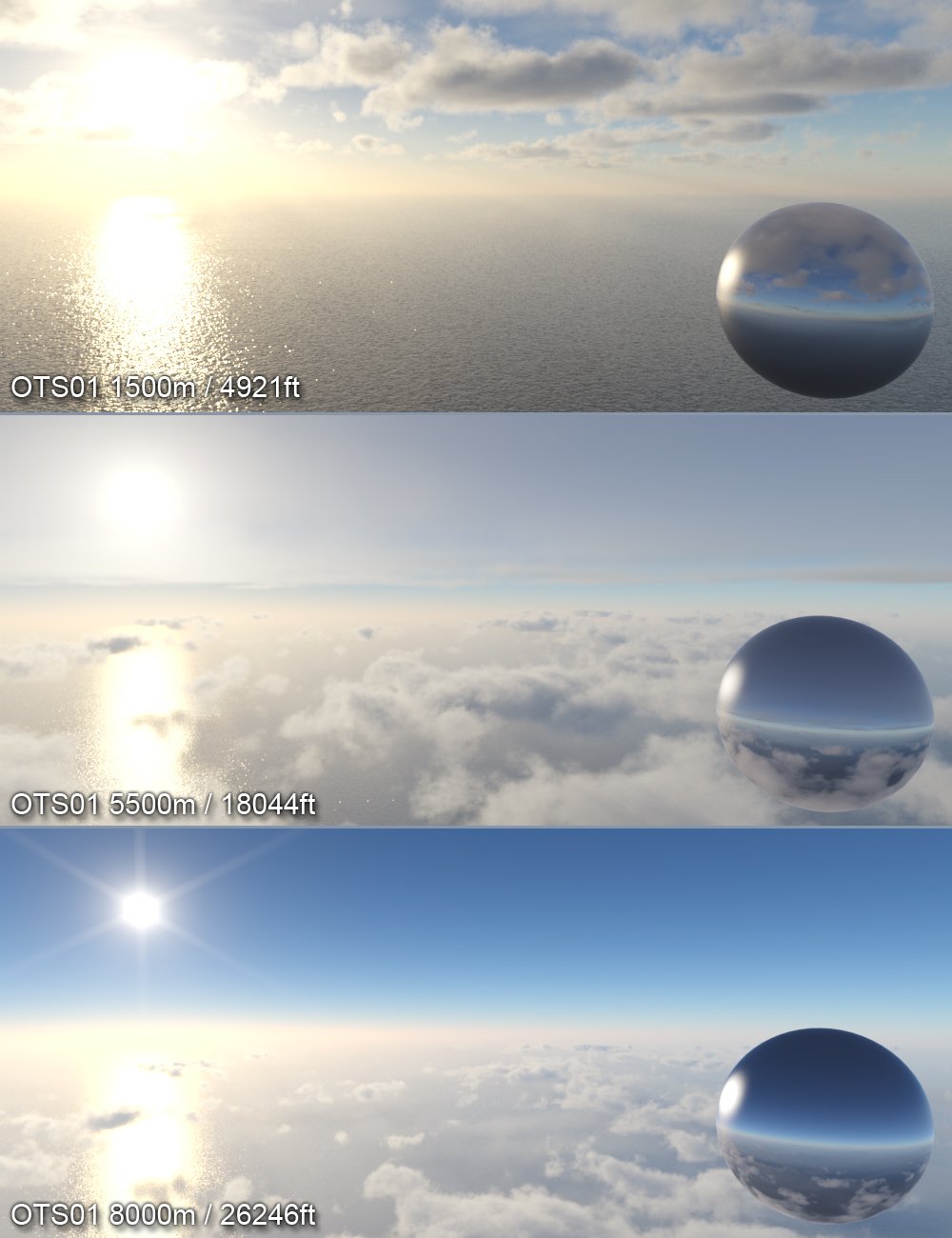 FMA Over the Sea HDRIs and Skyspheres