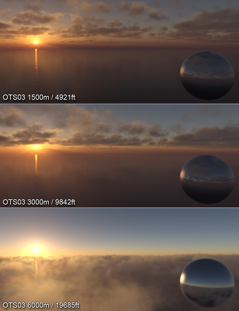 FMA Over the Sea HDRIs and Skyspheres