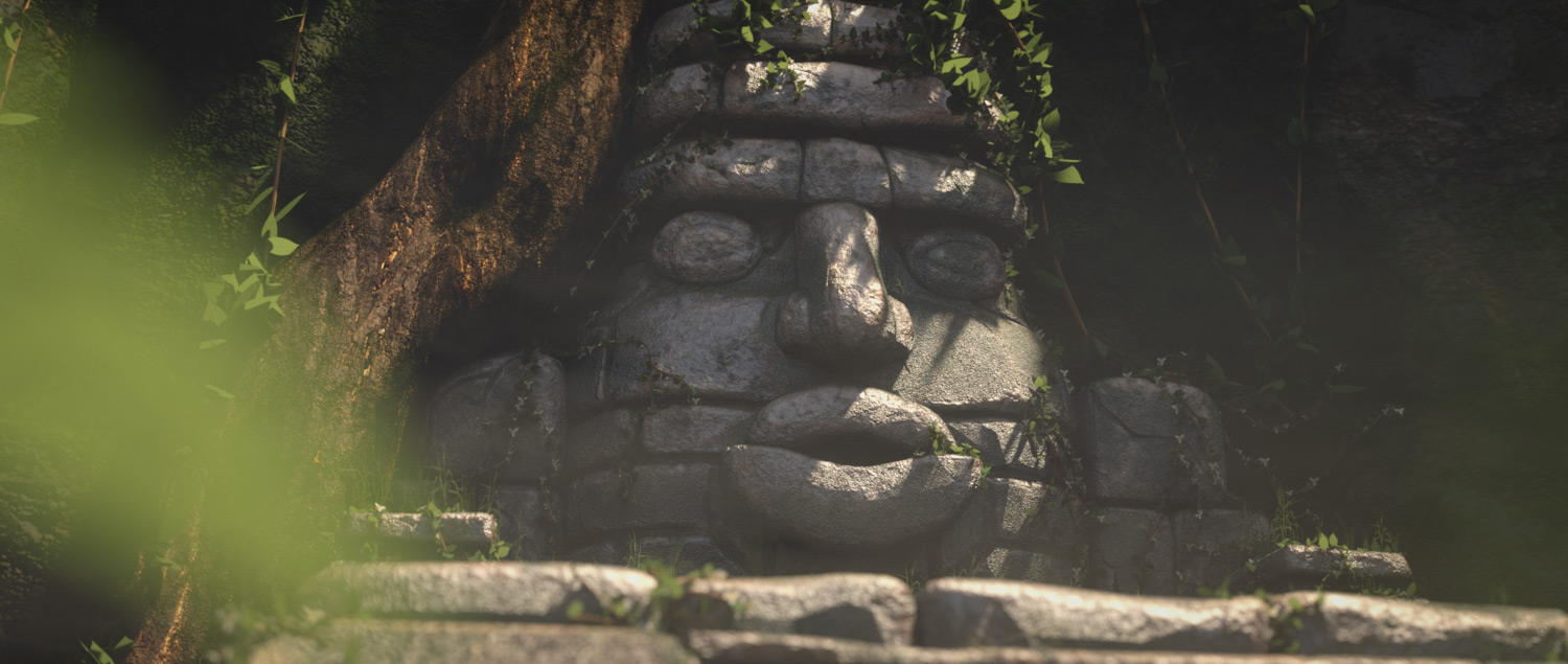 Secret Aztec Temple by: Dreamlight2 create HB, 3D Models by Daz 3D