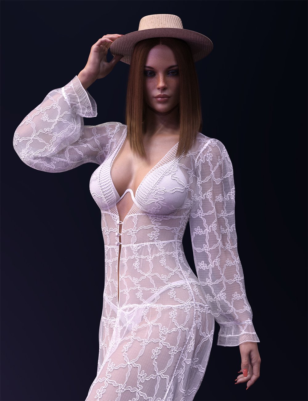 X-Fashion dForce Summer Outfit for Genesis 8 and 8.1 Females by: xtrart-3d, 3D Models by Daz 3D