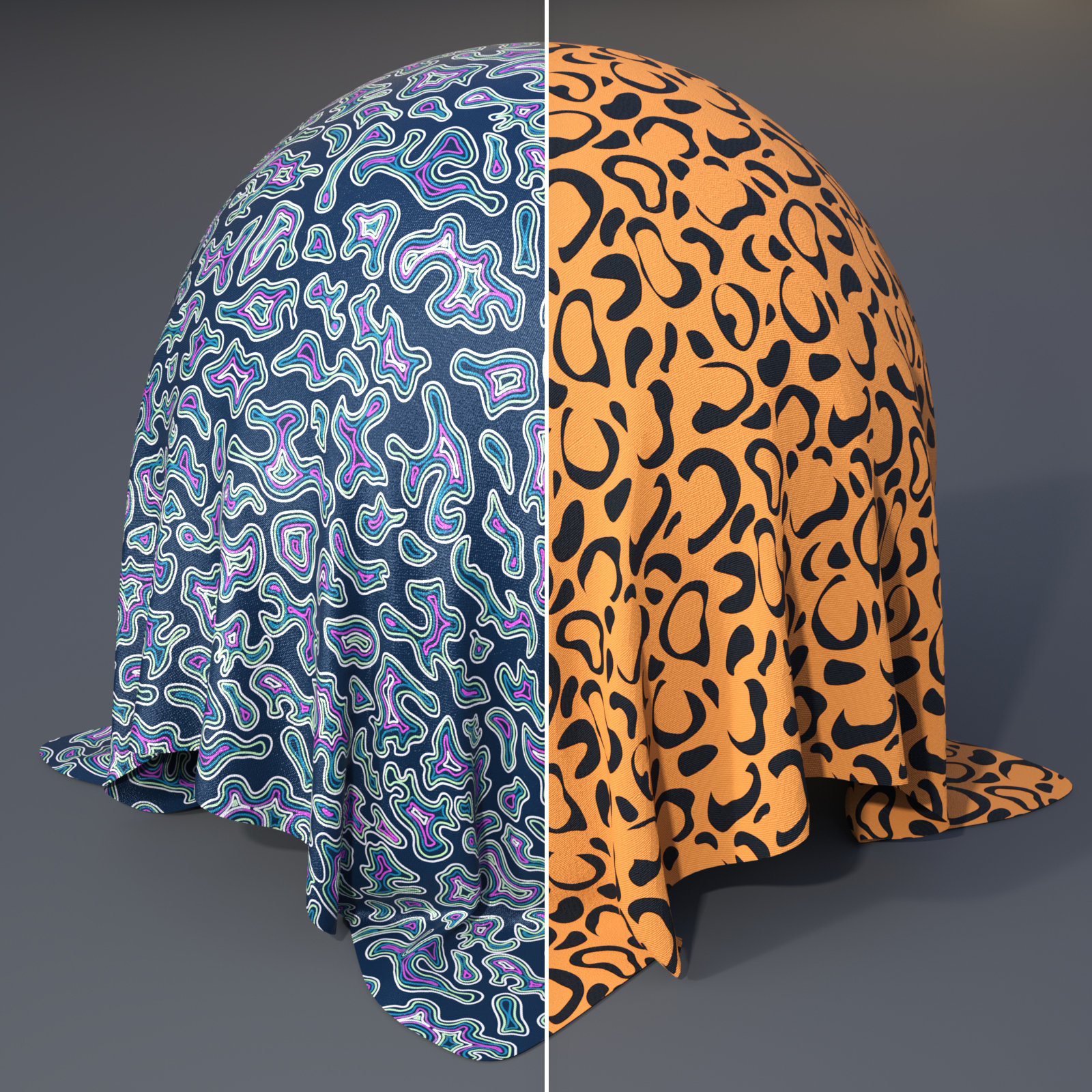 Animal Print Fabric - Iray Shaders by: Dimidrol, 3D Models by Daz 3D