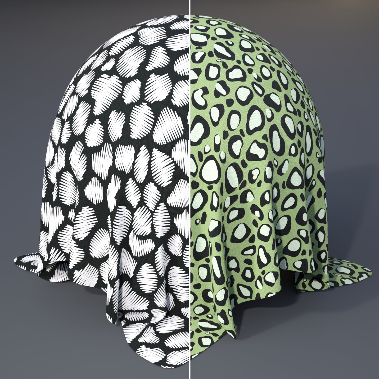 Animal Print Fabric - Iray Shaders by: Dimidrol, 3D Models by Daz 3D
