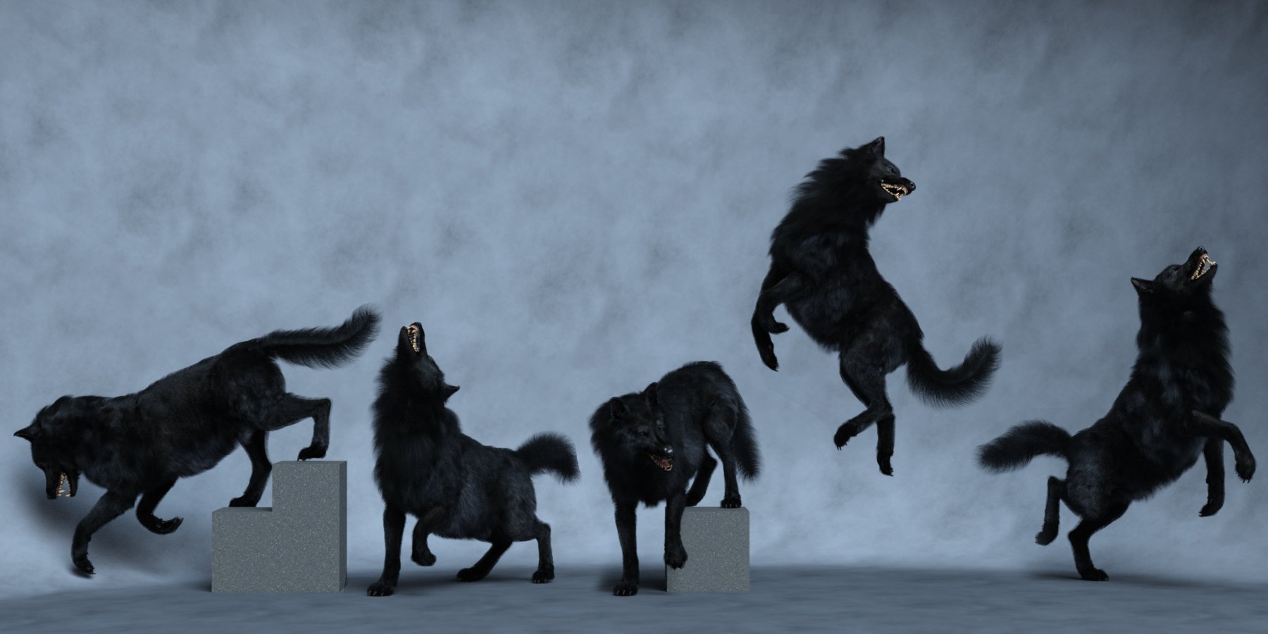 Wood's Soul Poses for Dire Wolf Wood's Soul Poses for Dire Wolf by: Ensary, 3D Models by Daz 3D