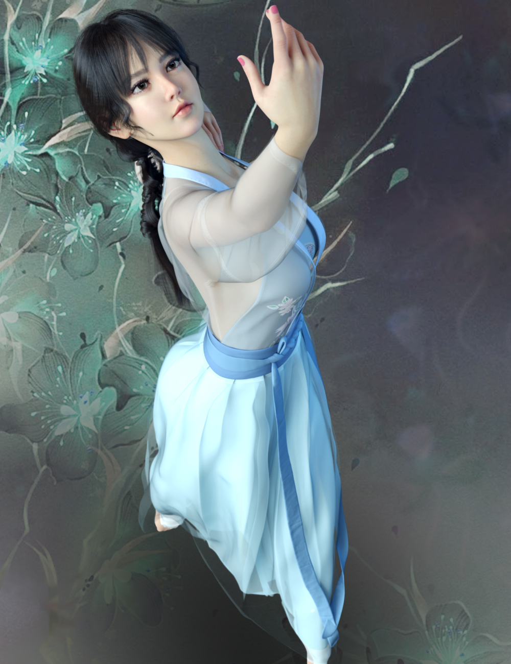 Vo Zhao Jun for Genesis 8.1 Female by: VOOTW, 3D Models by Daz 3D