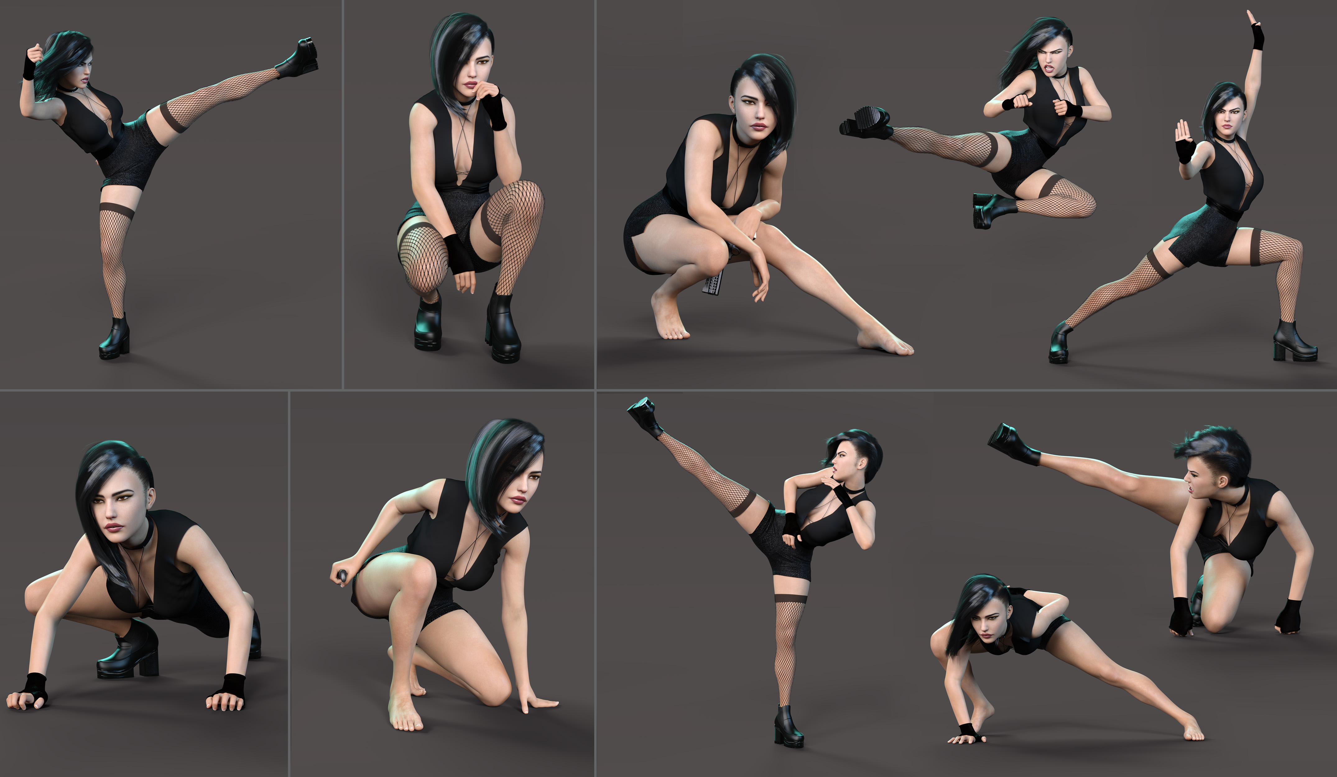 Z Assassin Warrior Shape and Pose Mega Set for Genesis 8 and 8.1 Female Z Assassin Warrior Shape and Pose Mega Set for Genesis 8 and 8.1 Female by: Zeddicuss, 3D Models by Daz 3D