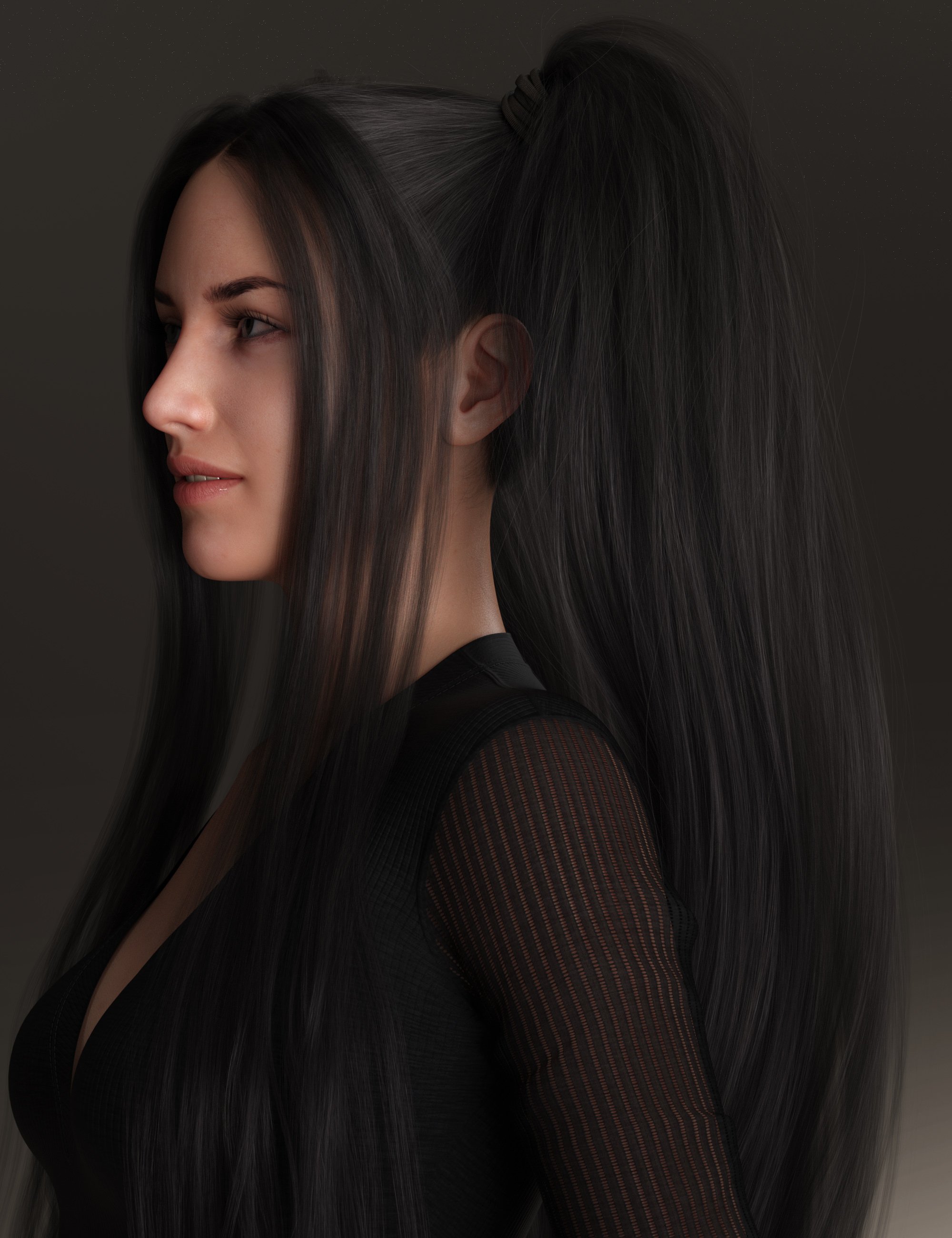 Turbulent Pigtails Hair for Genesis 8 and 8.1 Females by: outoftouch, 3D Models by Daz 3D