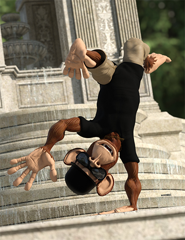 Monkey Business Poses for Alfred the Toon Monkey Monkey Business Poses for Alfred the Toon Monkey by: Ensary, 3D Models by Daz 3D