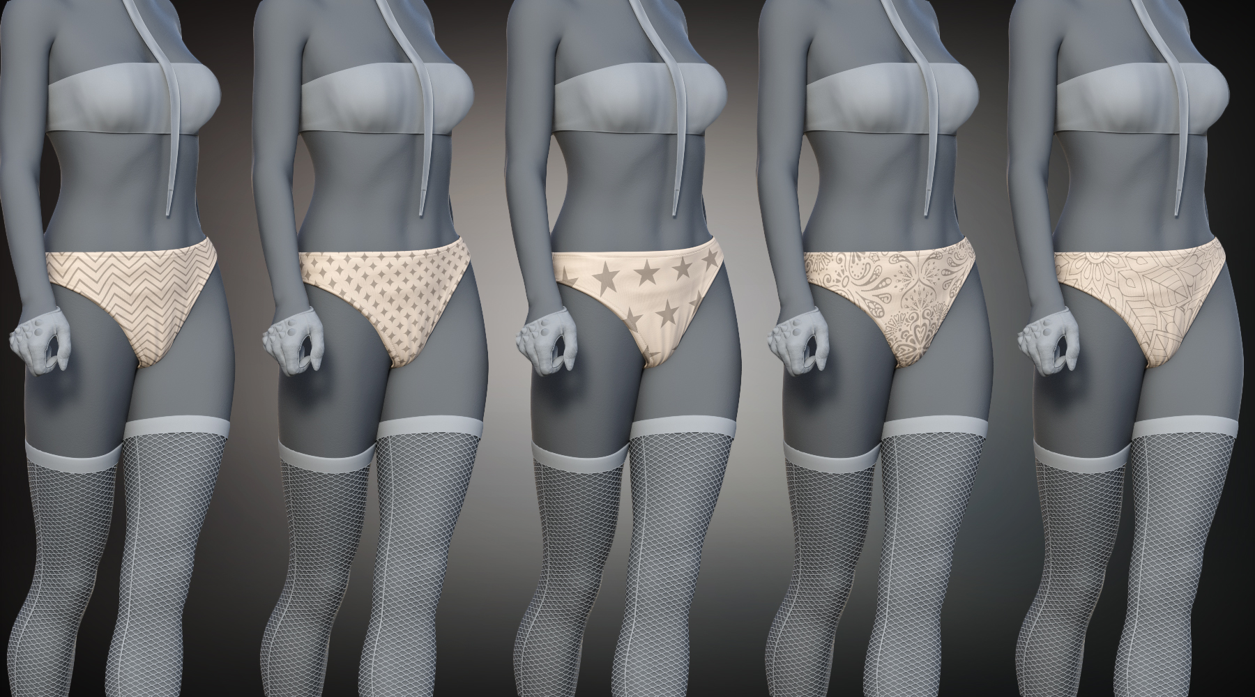 Gothic Style V6 Underwear for Genesis 8 and 8.1 Females Gothic Style V6 Underwear for Genesis 8 and 8.1 Females by: fjaa3d, 3D Models by Daz 3D