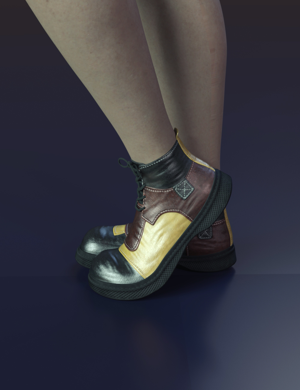 SPR 2 in 1 Casual Shoes for Genesis 8.1 Female by: Sprite, 3D Models by Daz 3D