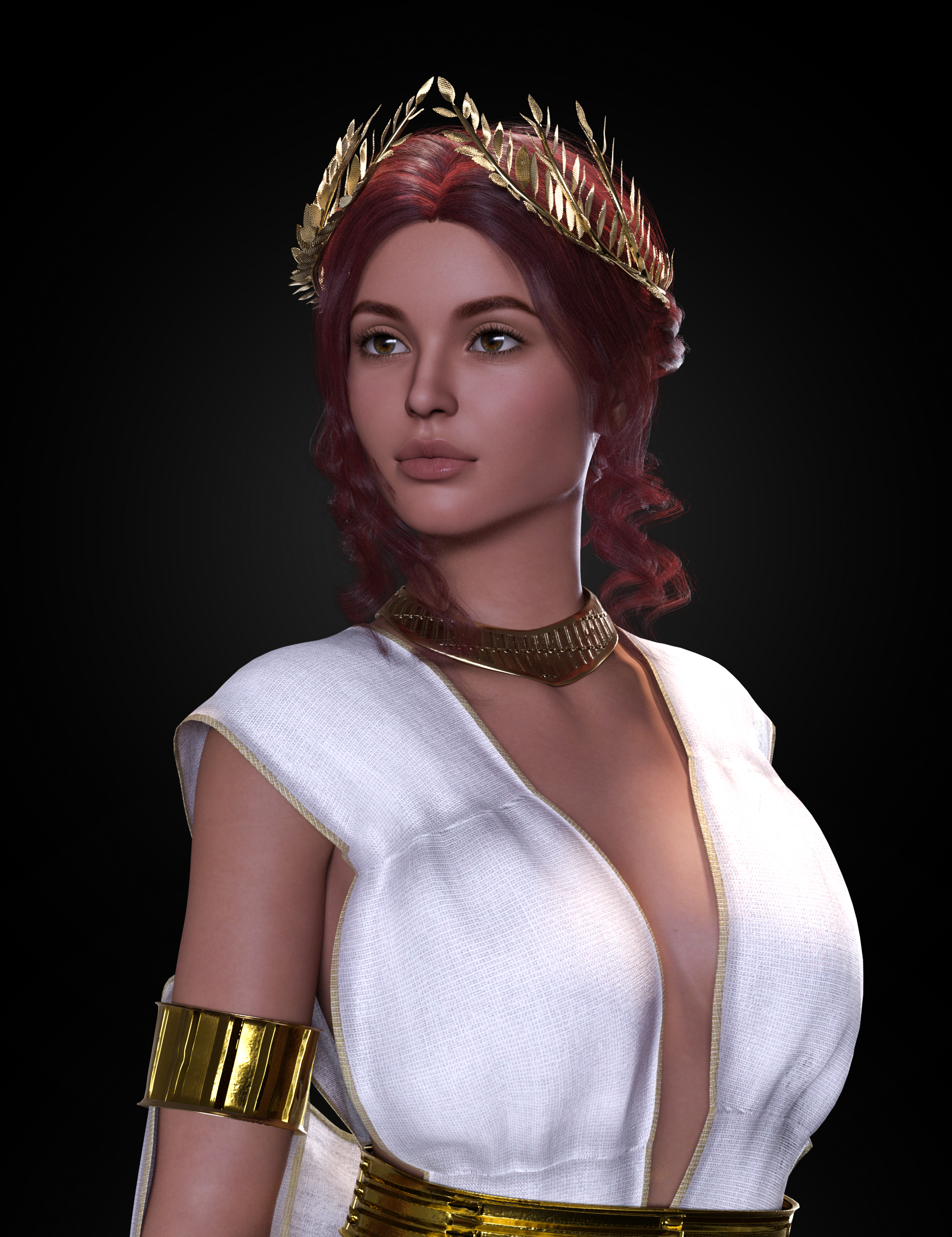 Cassandra Goddess Crown for Genesis 8 and 8.1 Females by: Beautyworks, 3D Models by Daz 3D