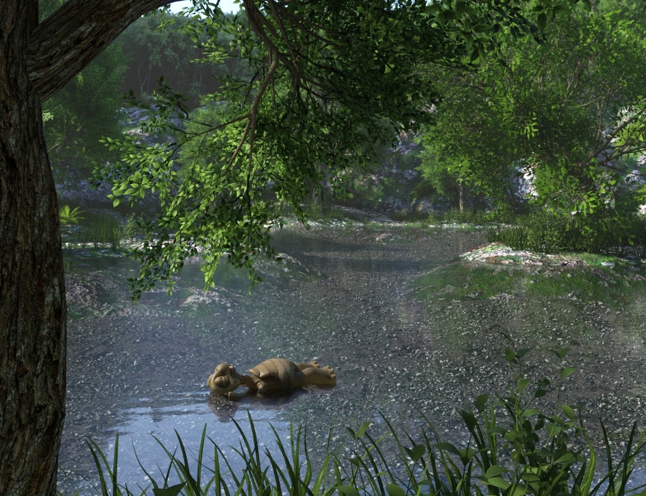 The Lake Island The Lake Island by: JeffersonAF, 3D Models by Daz 3D