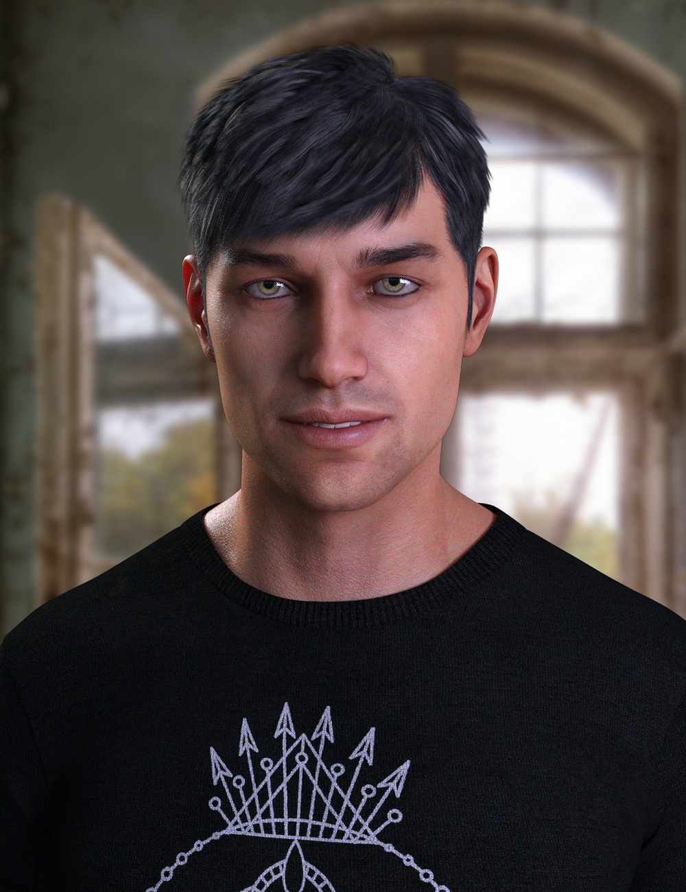 dForce Richie Hair for Genesis 8 Males | Daz 3D