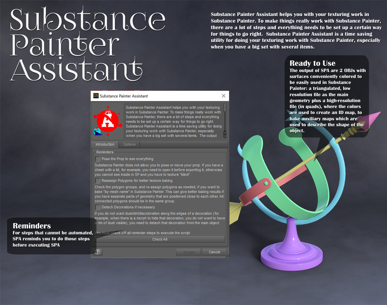 Substance Painter Assistant by: RiverSoft Art, 3D Models by Daz 3D