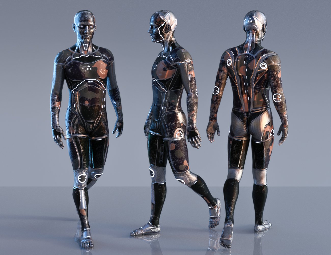 DIM4 Cyborg for Genesis 8.1 Males | Daz 3D
