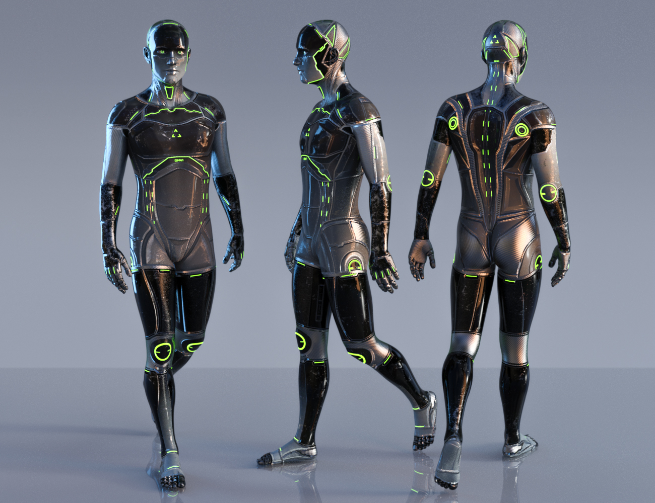 DIM4 Cyborg for Genesis 8.1 Males | Daz 3D