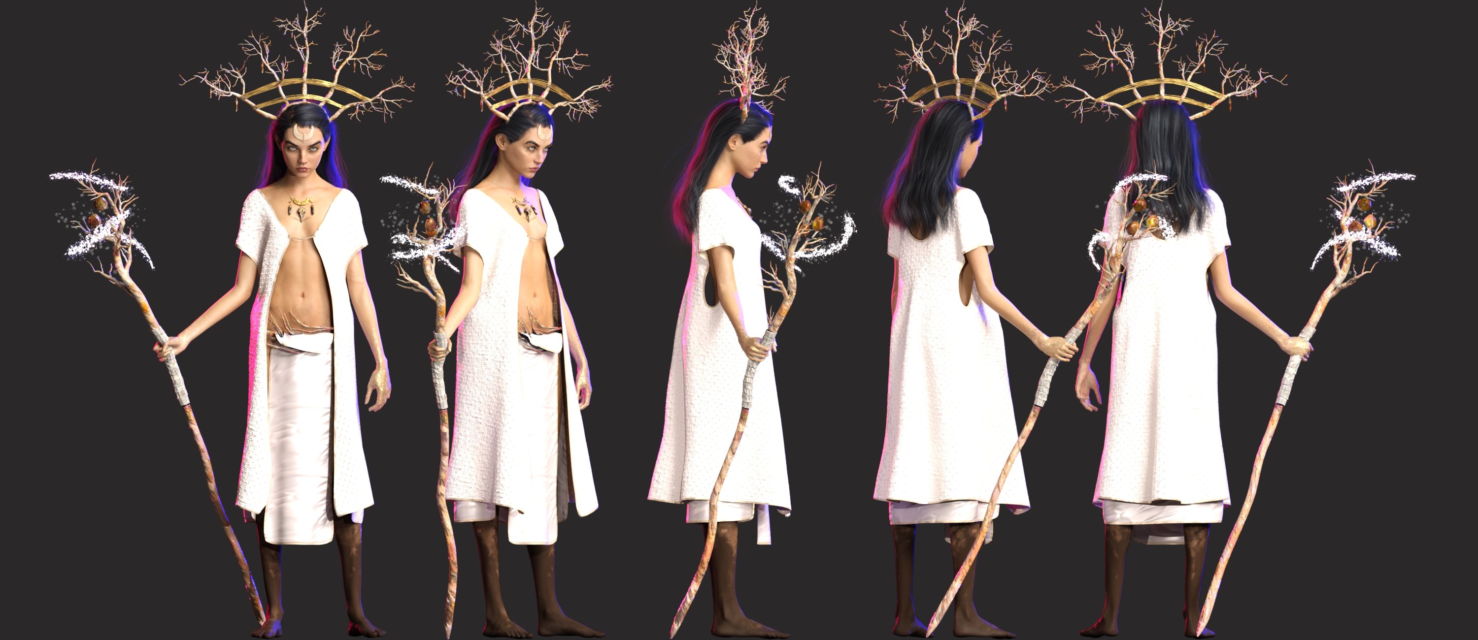 Woodland Witch Outfit Texture Expansion | Daz 3D