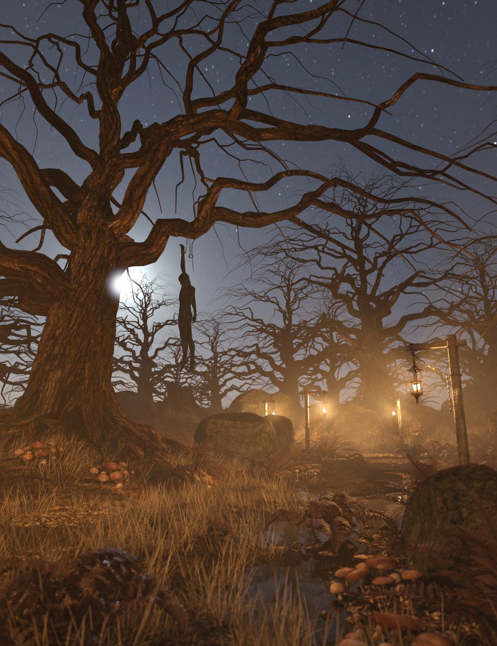 The Dark Forest The Dark Forest by: Merlin Studios, 3D Models by Daz 3D