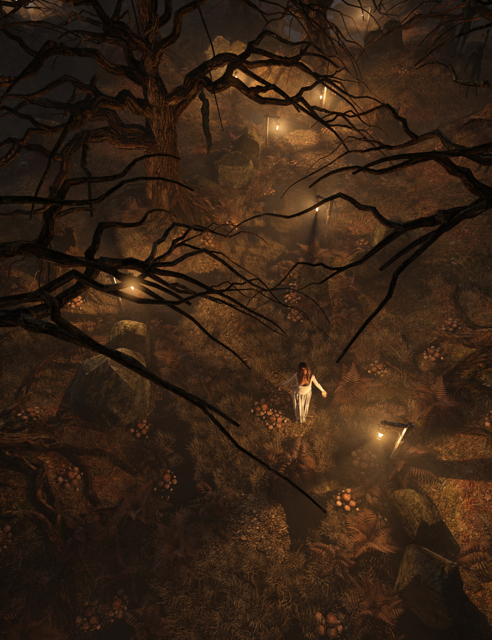 The Dark Forest by: Merlin Studios, 3D Models by Daz 3D