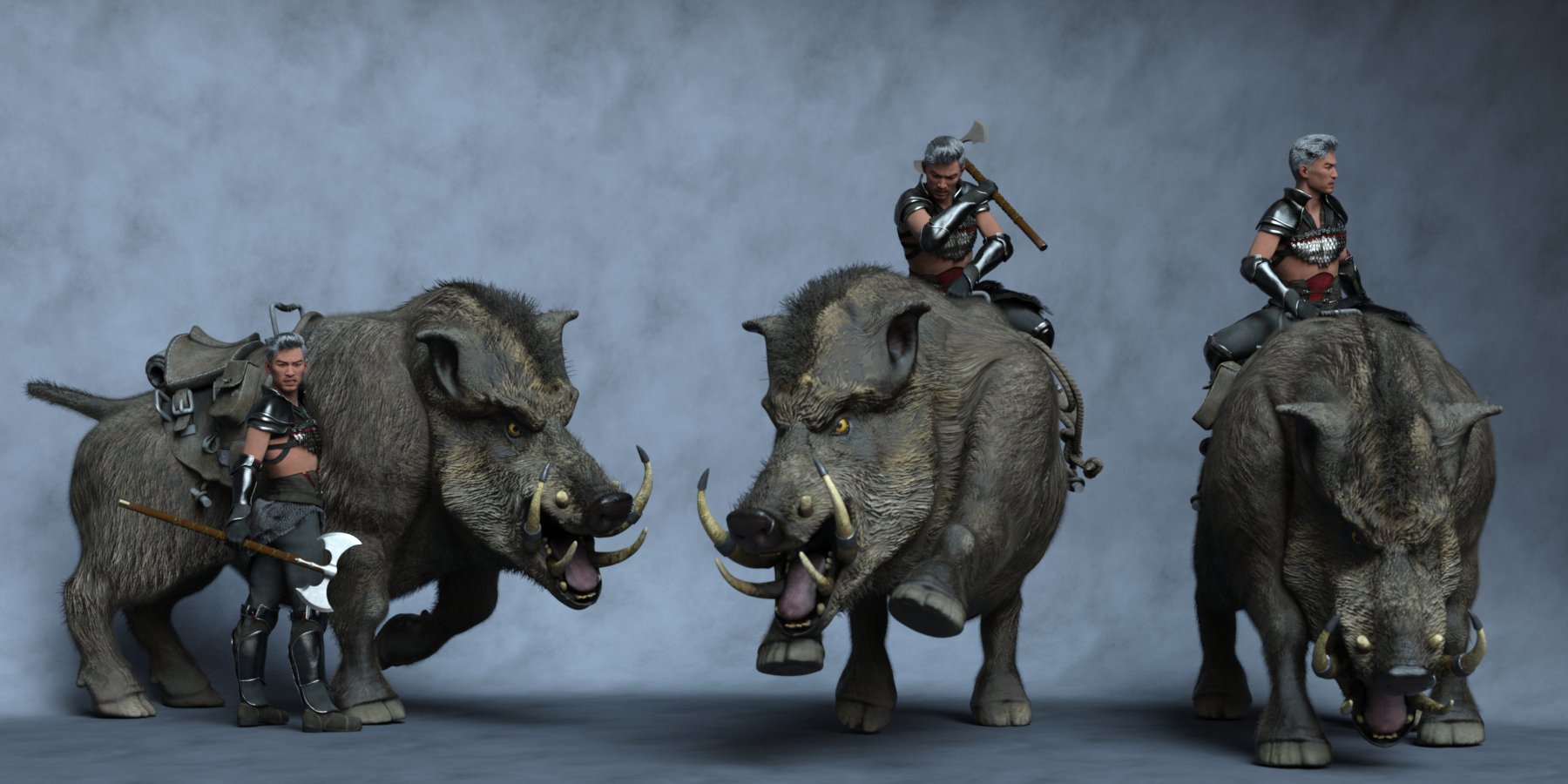 Boar Rage Poses for Kento 8.1 and Battle Boar Boar Rage Poses for Kento 8.1 and Battle Boar by: Ensary, 3D Models by Daz 3D