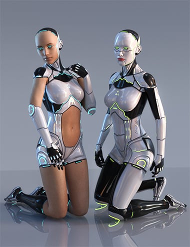 STEL4 Cyborg for Genesis 8.1 Females STEL4 Cyborg for Genesis 8.1 Females by: Demian, 3D Models by Daz 3D