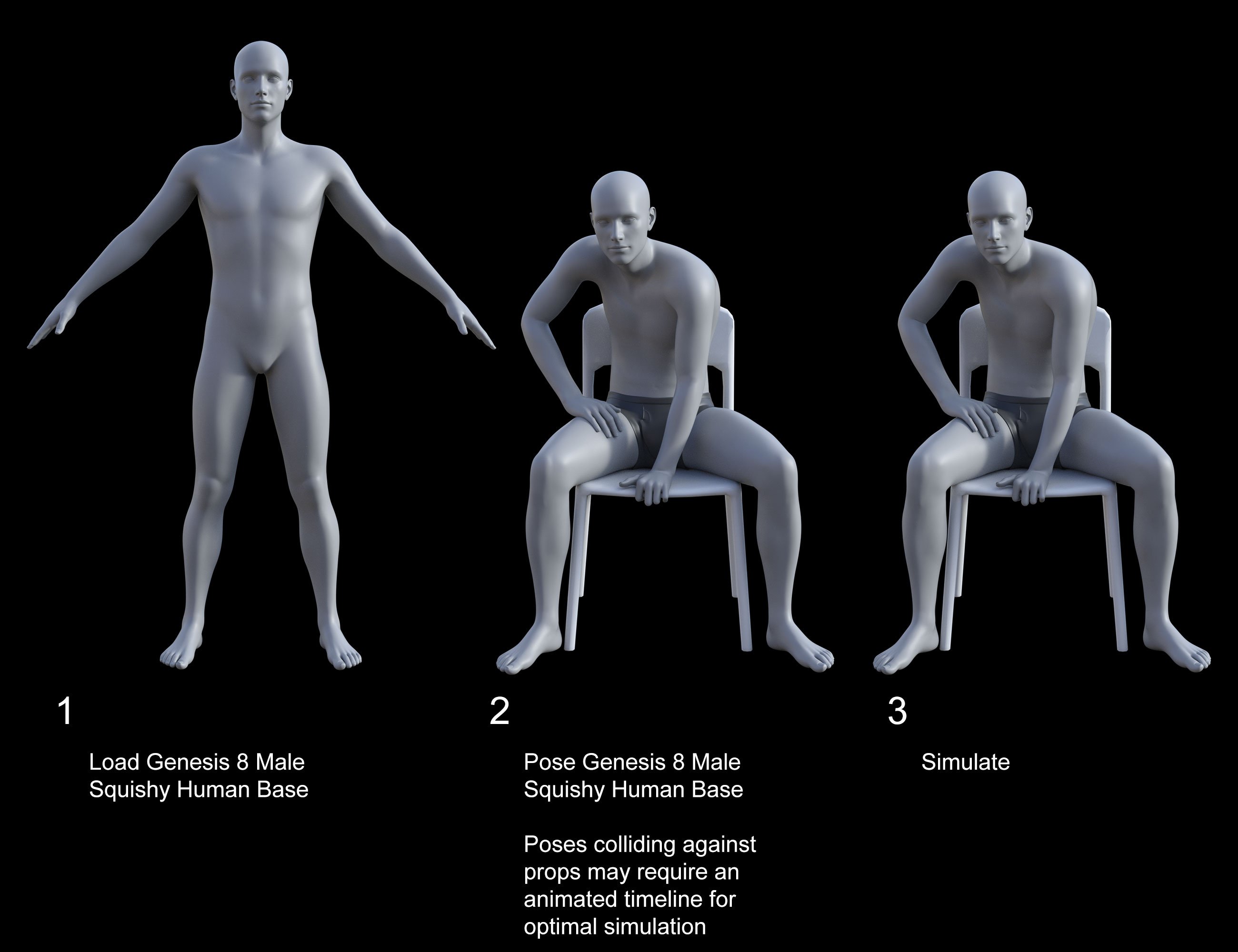 Squishy Human for Genesis 8 and 8.1 Male Squishy Human for Genesis 8 and 8.1 Male by: Lyrra MadrilFeralFey, 3D Models by Daz 3D